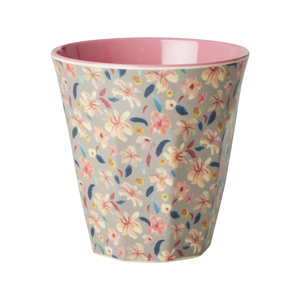 RICE Melamin Becher Small sandy flower medium Cup medium