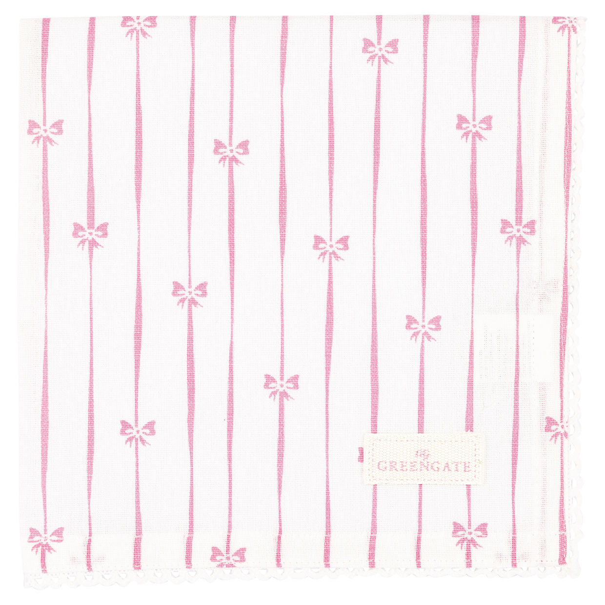 Greengate Stoffserviette Dolobella pale pink 40 x 40 cm 