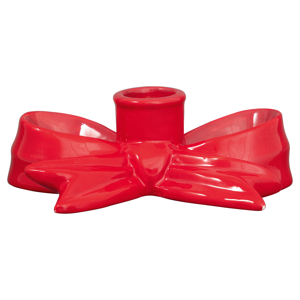 Greengate Kerzenhalter Schleife rot Candle holder bow red