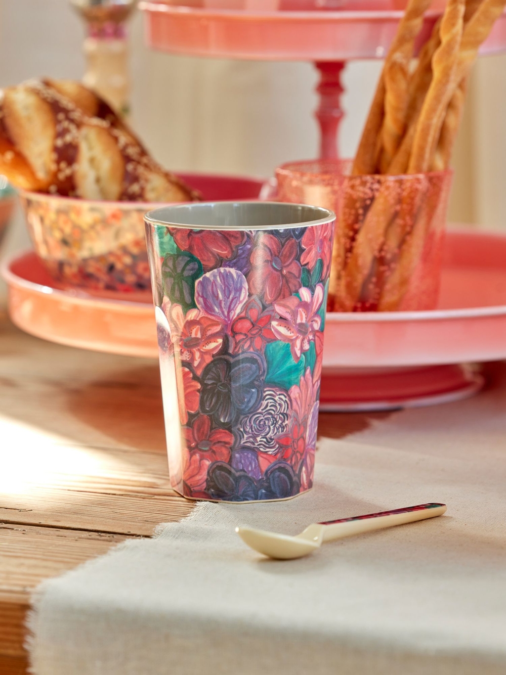 RICE Melamin Becher Forest flower tall Cup