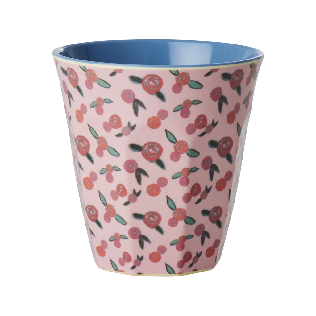 RICE Melamin Becher A rose is a rose medium Cup medium