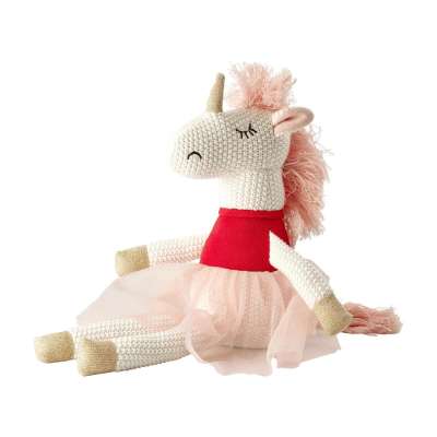 RICE gestricktes Kuscheltier Einhorn 