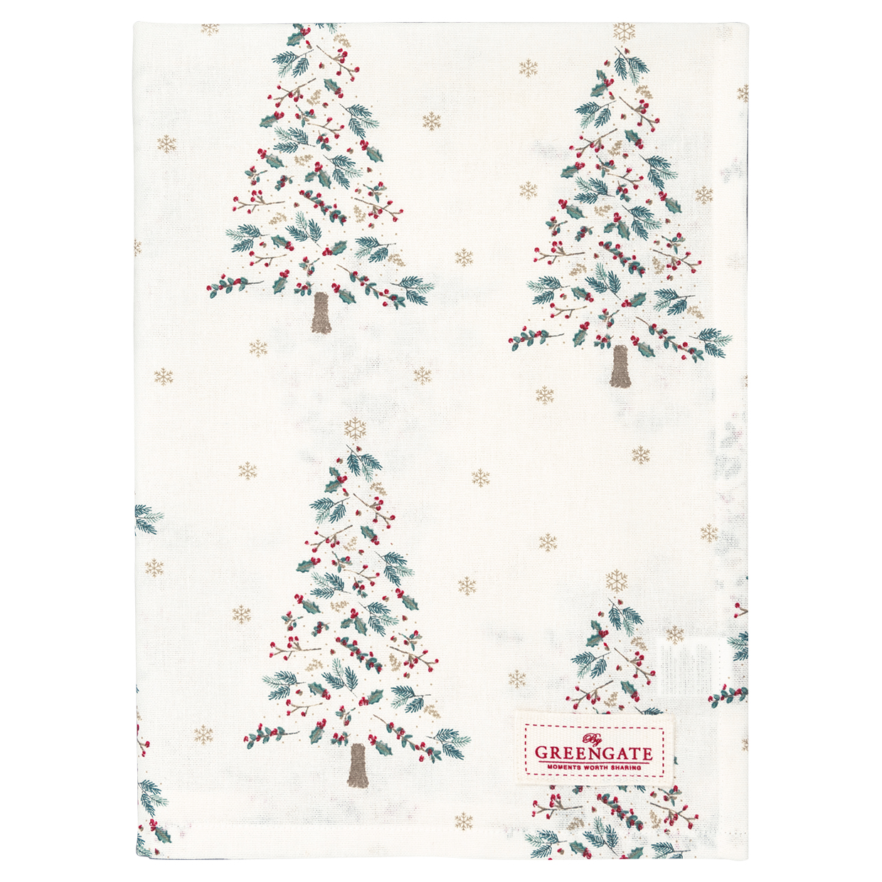 Greengate Geschirrtuch Lucie xmas white