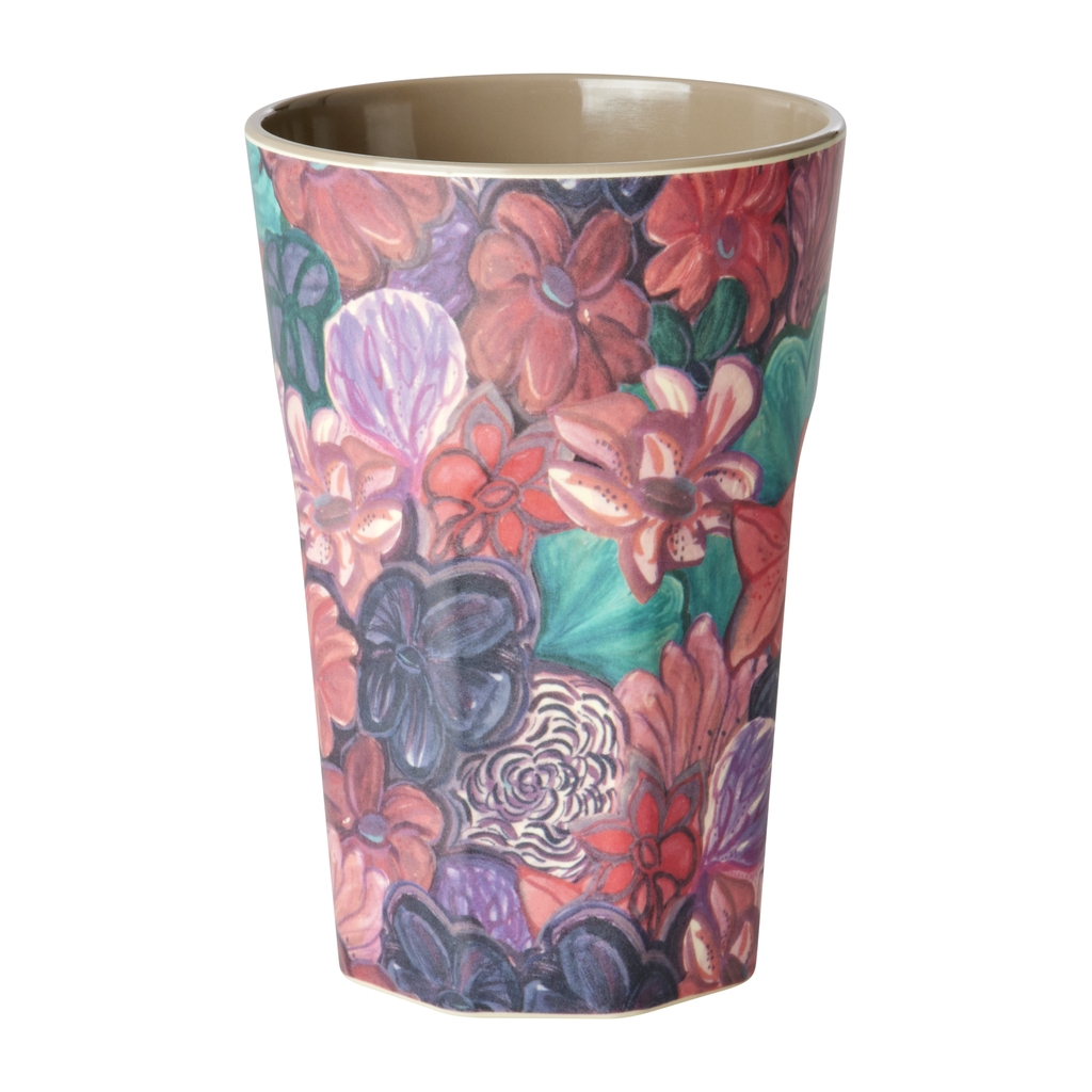 RICE Melamin Becher Forest flower tall Cup