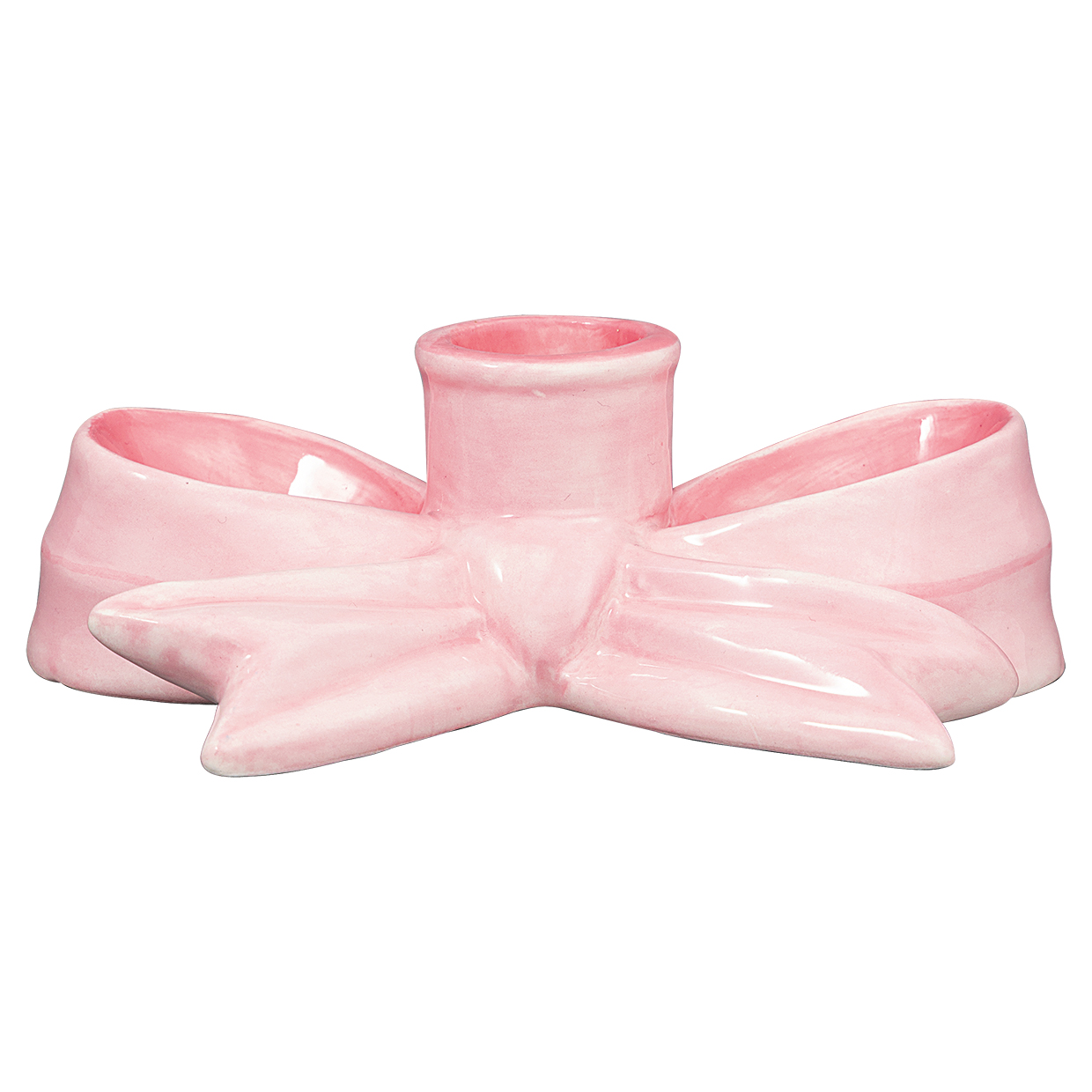 Greengate Kerzenhalter Schleife rosa Candle holder bow pale pink