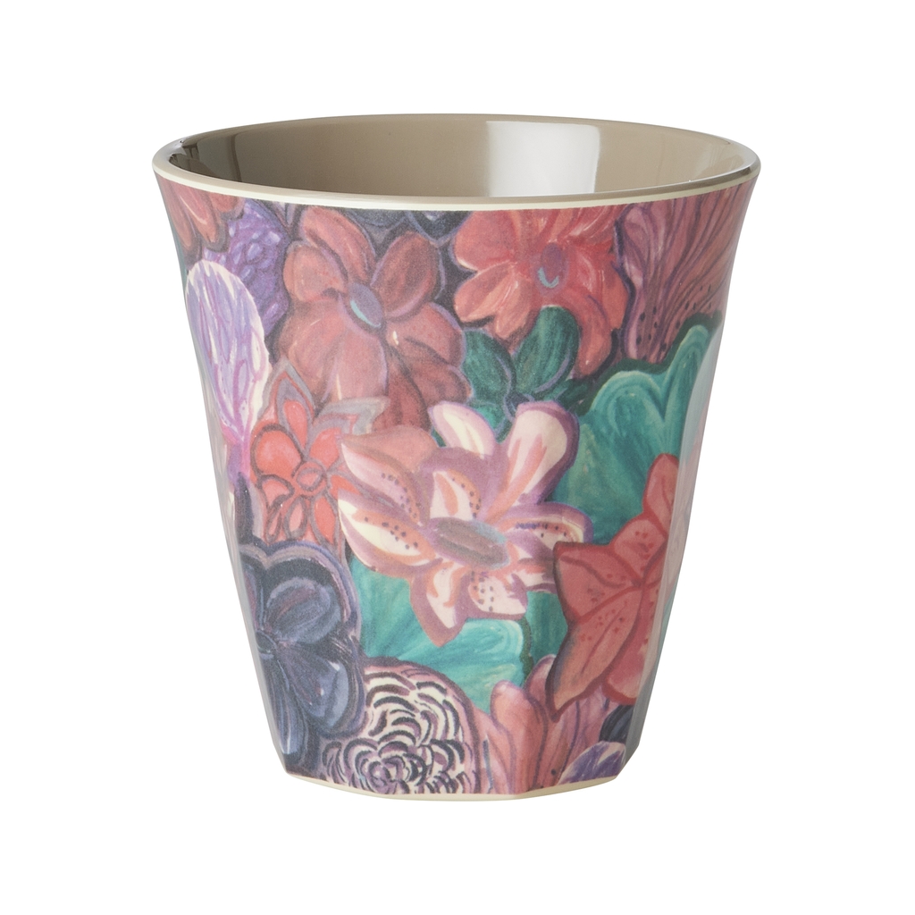 RICE Melamin Becher Forest flower medium Cup