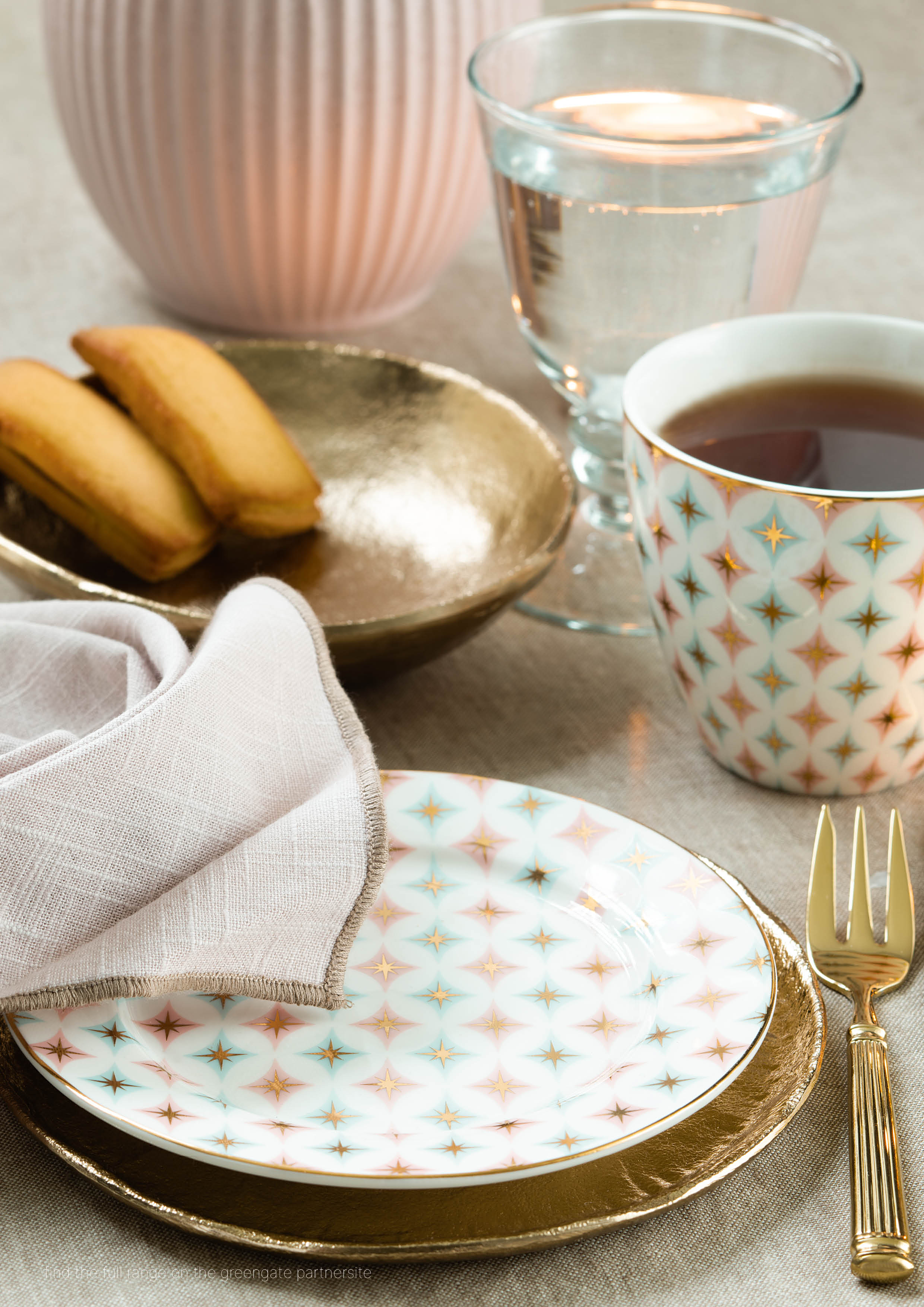 Greengate Teacup Junia white Becher