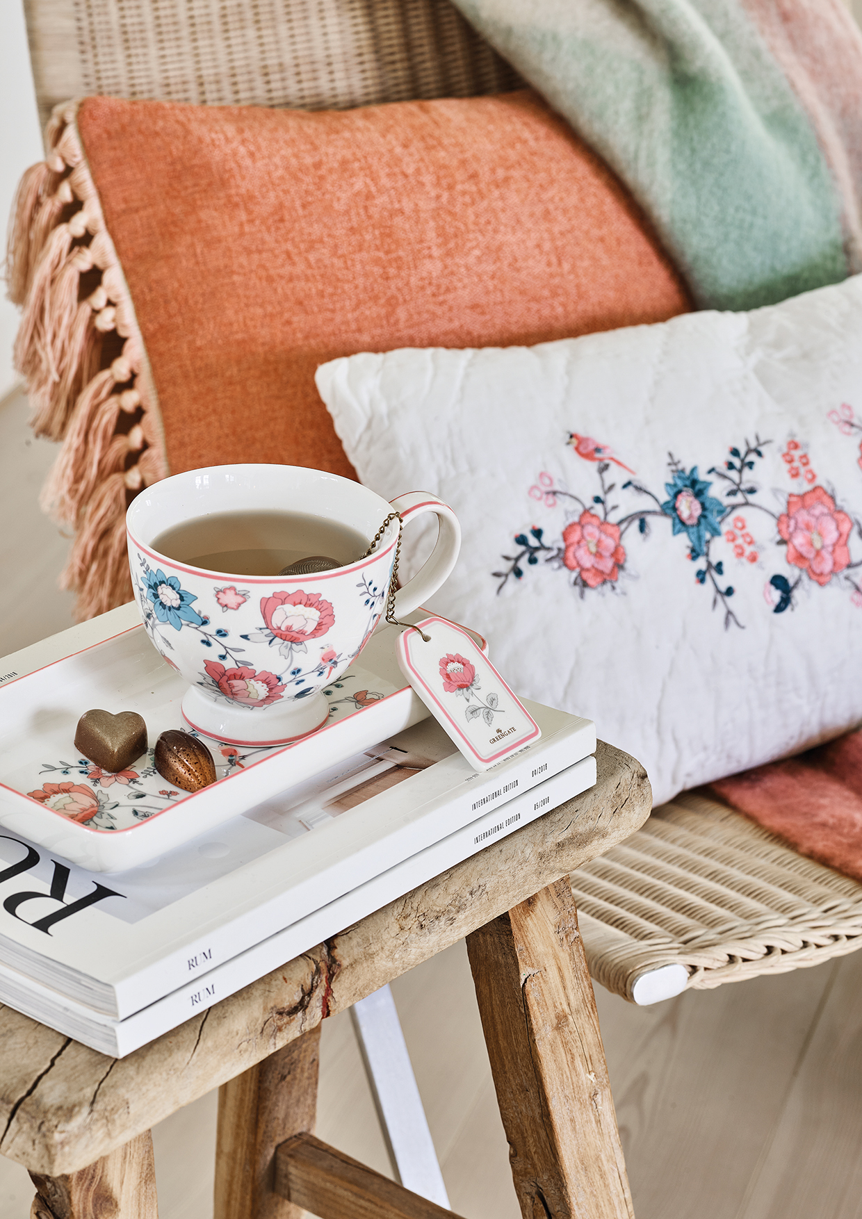 Greengate Schüssel Sienna white Soup bowl